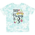 thumbnail image 3 of Inktastic This Princess is Three Third Birthday Girls Toddler T-Shirt, 3 of 5
