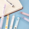 thumbnail image 5 of Heat Erasable Retractable Gel Pens 6 Pack - 0.5mm Planet Design Erasable Ballpoint Pen - Frixion Style Erasable Pen Set - Black Ink, 5 of 8