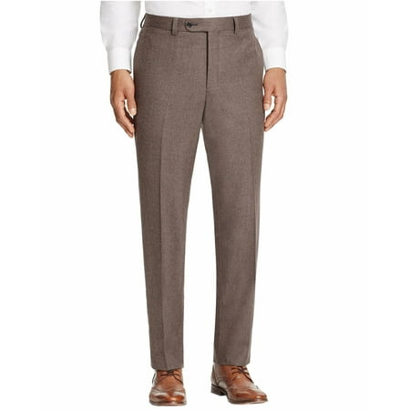Jack Victor Two Button - Jack Victor Classic Fit Ing Loro Piana Super 150's Wool Flannel Pants 32 Brown