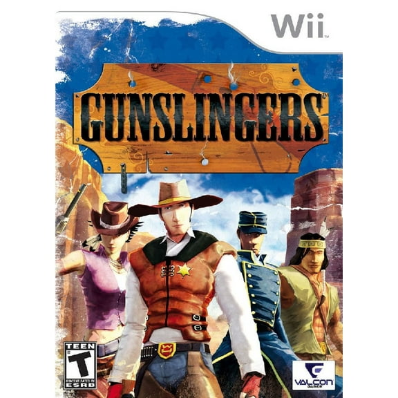 Restored Gunslingers (Nintendo Wii, 2011) Shooter Game (Refurbished)