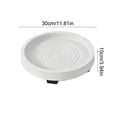 thumbnail image 3 of Support de Pot de Fleurs à Roulettes, Caddy Roulant pour Plantes, Base de Jardinière Mobile Robuste, Roue Lisse Facile à Déplacer, Support Stable Intérieur Extérieur, pour Jardin Patio Balcon Bureau à Domicile Arrangement de Plantes, 3 of 6