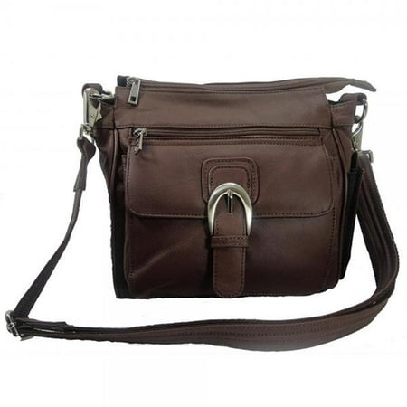 leather concealed carry cross body gun purse left or right hand (Best Shoulder Holster For Concealed Carry)