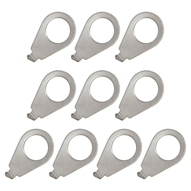 Tachiuwa 10 Pieces Guitar Knobs Pointer Plate Durable for Electric Guitar Replacement Argent