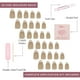thumbnail image 4 of Moño glamnetico de miel de Press On Nails, moderno, de terciopelo nude, 4 of 6
