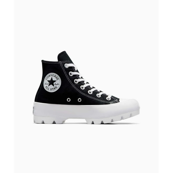 Tenis Converse Mujer Plataforma Chuck Taylor Lugged en Lona 565901C Negro 24.5 cm CONVERSE Bota