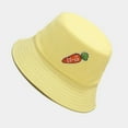 thumbnail image 7 of SPRING PARK Cartoon Carrot Pattern Fisherman Hat Sun Hat Bucket Hat Hat for Men or Women, 7 of 7