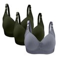thumbnail image 2 of LLYWEY Woman's Bras Lightly Lined Bra Ladies T-Shirt Bra Style-1261 Women Convertible Bra Feature Adult Female Bralette Sports Bras Gray 36B, 2 of 3