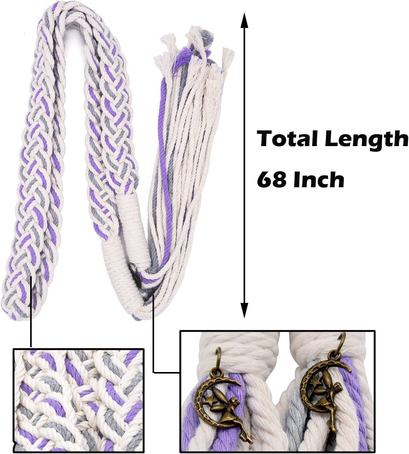 Handfasting Cords 2 Hearts Knot Custom Colors Wedding Rope Natural Cotton  Cord/ribbon 