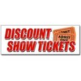 thumbnail image 1 of 36" Discount Show Tickets Decal Sticker Concert Play Comedy Music Save Sale, 1 of 1