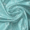 thumbnail image 5 of Ambesonne Turquoise Valance Pack of 2, Sea Inspired Lines, 54"X12", Pale Blue White, 5 of 5