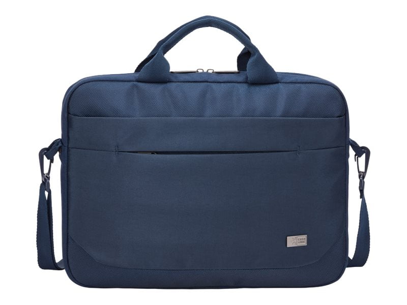 Case Logic 3203987 14.6 in. x 2.8 in. x 13 in. Advantage Laptop Attache for 14 in. Devices - Dark Blue