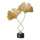 thumbnail image 1 of Escultura de hojas de ginkgo, estilo nórdico, ideal para el hogar. UNA, 1 of 6