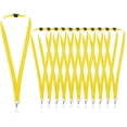 thumbnail image 1 of Lanyards WEZEBEL de poliéster amarillo con cierre de seguridad, paquete de 12, 1 of 5