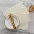 thumbnail image 6 of Place Mats Indoor Set of 6 Cloth Place Mat Heat Resistant Dining Table Place Mats for Kitchen Table, 12 x 18 inches, Cream, 6 of 6