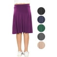thumbnail image 4 of Stretch Is Comfort Girls Rayon A-Line Skirt with Built-in Shorts | Skort | Child Size 4-16, 4 of 7