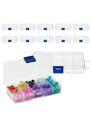 Bead Storage Solutions Clear Plastic Bead Storage Tray, 45 Pieces