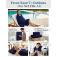 thumbnail image 5 of Casa Platino 100% Ring-Spun Cotton Towels Set – 2 Bath Towels, 2 Hand Towel & 4 Washcloths, Stays Plush After Washes, Ideal for Spa, Hotel & Family Bathrooms – Navy, 5 of 8