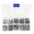 thumbnail image 1 of Hex Socket Screw,340pcs M3 Hex Socket Machine Screw Flat Screw Exceptional Value, 1 of 9