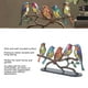 thumbnail image 3 of Decoración De Pájaros, Adornos Artísticos De La Serie Bird, Metal Para Niños Para La Oficina, 3 of 7