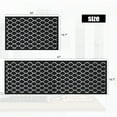 thumbnail image 3 of ASTARIN 2PCS Comfort Kitchen Runner Rug Set, Anti Fatigue Kitchen Mat, Farmhouse Kitchen Rugs, Rugs For Kitchen Floor, Standing Mat for Sink, Kitchen Rugs Non Slip Washable, 3 of 9