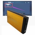 thumbnail image 3 of Caja de disco duro Soledad de 3,5' USB 2.0 a IDE HDD Compatible de 2 TB 26,2 cm x 18 cm x 5,7 cm Dorado, 3 of 4