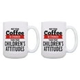 thumbnail image 1 of ThisWear Dad Mom Mugs May Your Coffee Be Stronger Than Humor Mug 2 Pack Gift 15oz Coffee Mugs, 1 of 1
