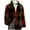 Red, variant on Mens Plaid Christmas Blazers Vintage Xmas Print Single Breasted Corduroy Suit Jacket Slim Fit Holiday Party Xmas Blazer Winter Coats Red XXXXL