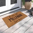 thumbnail image 4 of Cadeaux de la Saint-Valentin Tapis Noir Tapis de Fête Tapis de Bienvenue Tapis de Porte en Polyester, 4 of 5