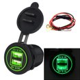 thumbnail image 1 of Waterproof Car Motorcycle Boat 4.2A Double Aperture USB Mobile Phone  with Short Circuit, Reverse and Overcurrent  - Universal Voltage for Phones, Tablets, Navigation,, 1 of 8