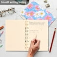 thumbnail image 4 of FORMRS 1-Subject Spiral Notebook 8" x 5" College Ruled 60 Refillable Sheet A5 Hard Cover, 2 Pack, Pink Daisy, 4 of 7
