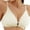 White, variant on Front Close Bras for Women, Audhol Front Closure Bras for Women with Metal Snap and Wireless Racerback Bra Comfortable Bralette Bras for Women No Underwire Khaki XL
