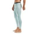 thumbnail image 5 of HOOMEUMY Men's Winter Warm Fleece-Lined Light Thermal Long Johns Pants Tight Cold Weather Base Layer Bottom Blue L, 5 of 8