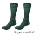 thumbnail image 3 of Men's Over the Calf Socks Sheer Nylon Knee High Dress Socks Breathable Light Formal Socks Work or Leisure Clothing, 3 of 8