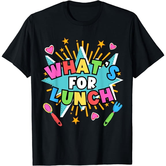 School Lunch hero crew Food team what's for lunch hero squad T-Shirt
