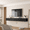 Black-55", variant on 47" Fluted Floating TV Stand, Fully Assembled Wall Mounted Media Console for TVs up to 50", Black