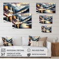 thumbnail image 4 of Designart Church On A Lake In Winter IV Canvas Wall Art, 4 of 5