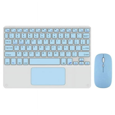 10Inches Touchpad Bluetooth Keyboard and Wireless Mouse Combo Kit for Mobile Phones and Tablets