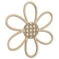 thumbnail image 3 of Rattan Daisy Wall Decor 12-inch, Pack of 5 Wooden Flower Wall Decor for Nursery Decor for Girls and Floral Home/Party Decor, by Woodpeckers, 3 of 6