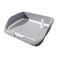 thumbnail image 3 of Plateau d'Entraînement pour Chien Chiot, Plateau de Propreté Réutilisable, Support de Tapis d'Entraînement, Gris, 3 of 8