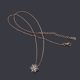 thumbnail image 4 of Cadena de Luz Colgante Clavícula Copo de Nieve Collar Temperamento Collares Colgantes, 4 of 7