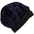 thumbnail image 3 of Women Sleeping Bonnet Navy Blue Square 30X30Cm Hair Protection 1Set Fashion, 3 of 5
