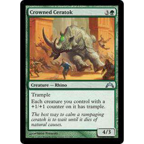 MtG Gatecrash Uncommon Crowned Ceratok (Foil) #117