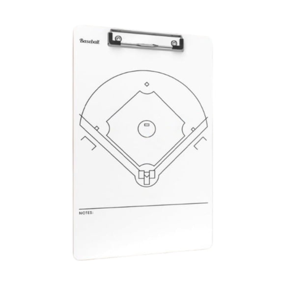 S SERENABLE Baseball Dry Erase Board Gift Training Equipment Baseball Lineup Board