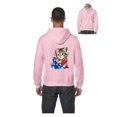 thumbnail image 1 of Mens American Flag 4th of July Kitty Full-Zip Hooded Sweatshirt, 1 of 5