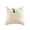 White, variant on Halloween Pumpkin Quilted Plush Pillow Cover 45 x 45 cm Square Cushion Case Soft Textured Decorative Throw Pillow Cover
