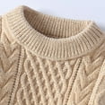 thumbnail image 6 of Alkepwun Men Round Neck Long Sleeve Sweater Autumn And Winter Solid Color Pleated Loose And Comfortable Warm Sweater, 6 of 9