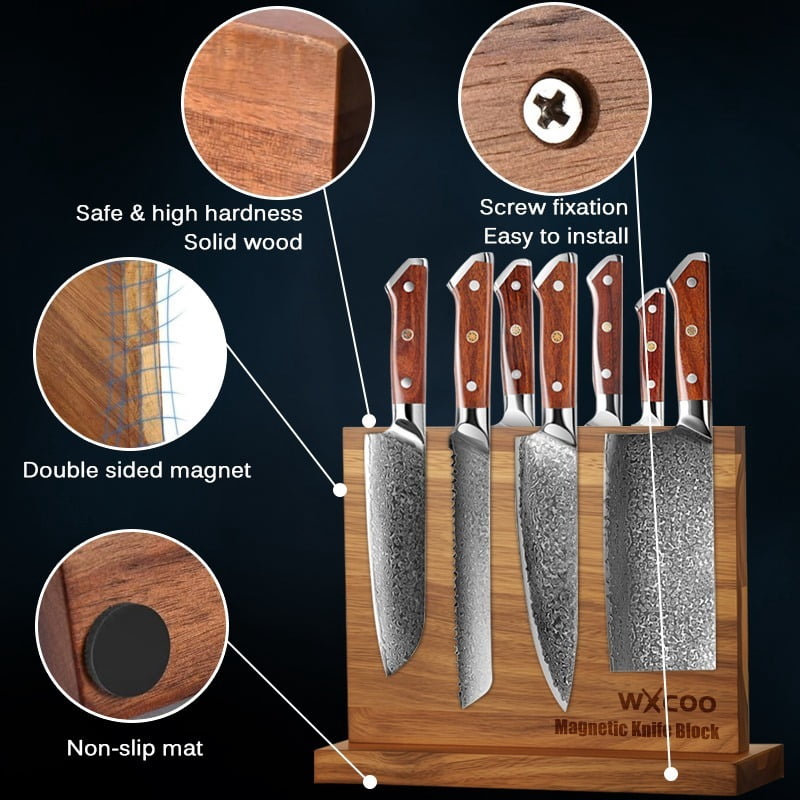12PCS Stainless Steel Multipurpose Knife Boning Knife Chef Knife Cutting Knife Utility Knife Pizza Knife Fish Knife Fruit Knife Bread Knife Sharp Knife Small Knives Knife Stand Professional Cooking