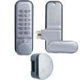 thumbnail image 1 of Cerradura de Bloqueo VentDepot GlassLock para puerta 28 a 65mm Cromo Satinado 12 Teclas Mecánicas Aleación d, 1 of 1