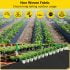 Kselythan 4ft x250ft Heavy Duty Weed Barrier Landscape Fabric, 1.8oz Ground Cover Landscape Fabric, Outdoor Gardening Weed Control Mat