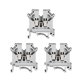 thumbnail image 1 of Bloque Terminales Riel DIN UK5N 800V 41A, Conector Tipo Tornillo 0.2-4mm2 Gris 3uds Unique Bargains Bloque de terminales de carril DIN UK5N, 1 of 3
